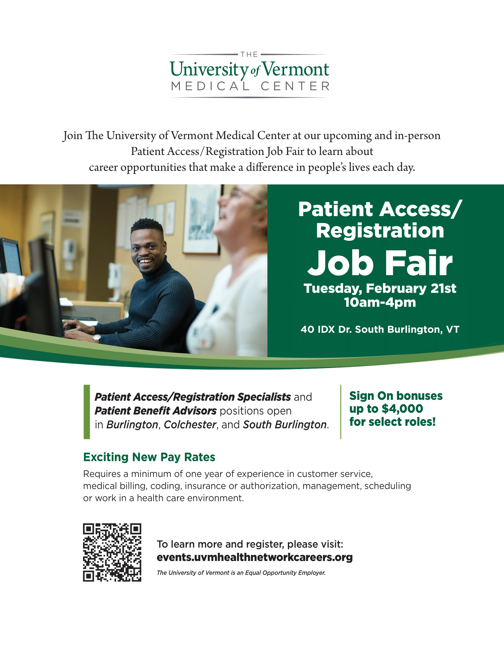Job Fairs Vermont Jobs